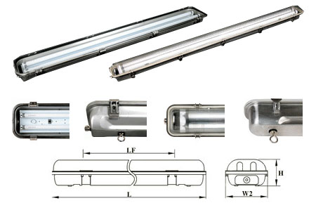 china Stainless Steel-T8-waterproof-lighting