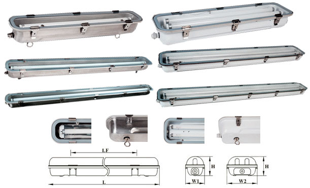 Stainless Steel-T8-waterproof-lights